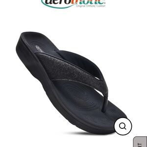 AEROSOLES Black Sandals